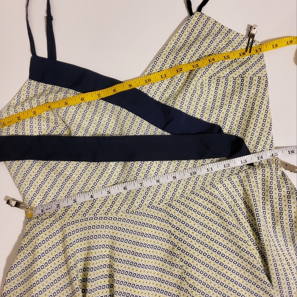 NWT! Banana Republic Fit & Flare Asymmetrical Surplice Spaghetti Strap Size 6 - Picture 5 of 9